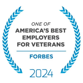 One of America's Best Employers for Veterans | Forbes 2024 Award